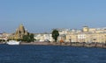 Russia. Panorama of Vasilievsky Island in Saint Petersburg.