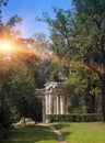 Russia. Pavlovsk. Pavilion18 century in the park Royalty Free Stock Photo