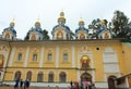 Russia, Pechory. The cave Church of the Dormition of the Theotokos.