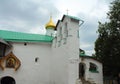 Russia, Pechory. St. Nicholas Church of the Pskov-Caves Monastery. Royalty Free Stock Photo