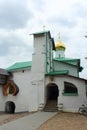 Russia, Pechory. St. Nicholas Church of the Pskov-Caves Monastery. Royalty Free Stock Photo