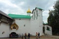 Russia, Pechory. St. Nicholas Church of the Pskov-Caves Monastery. Royalty Free Stock Photo