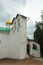 Russia, Pechory. St. Nicholas Church of the Pskov-Caves Monastery. Royalty Free Stock Photo