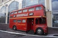 Russia. Penza-2020. Street design of a beer bar in the form of a bus