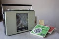Russia. Penza. Transistor tape recorder `Orbita 2` produced by the USSR in 1970.