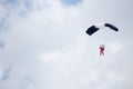 Russia, Perm, June 2014. Military paratroopers at the festival Wings of Parma - 2014 in Perm at the airfield Sokol