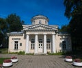 RUSSIA, PETERHOF - AUGUST 20, 2022: Strukov house in New Peterhof