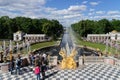 Russia Peterhof Palace at St.Petersburg summer time