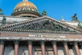 RUSSIA, PETERSBURG - AUG 20, 2022: cathedral cityscape saint russia church city architecture travel , from saint