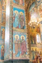 RUSSIA, PETERSBURG - AUG 21, 2022: petersburg christ russia church saint russian building st icon, for painting savior