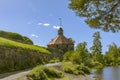 Russia, Priozersk, 17.08.2020 Tower of the ancient fortress Korela.