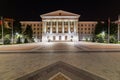 Russia, Rostov on Don, August 17, 2019: Square in front of the Don state Technical University