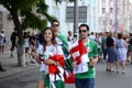 Russia Rostov-on-don 23 June 2018 fans March to the stadium Rostov arena for the match between Mexico and South Korea Royalty Free Stock Photo