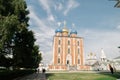 21.08.2021, Russia, Ryazan. Architectural monument Cathedral of the Assumption Cathedral in the Kremlin