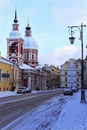 RUSSIA, SAINT-PETERSBURG - FEBRUARY, 04, 2018: Panteleimon Church on Pestel street