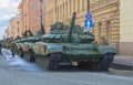 Russia, Saint-Petersburg, on may 7, 2017 - armored vehicles, vic