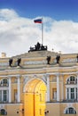 Russia, Saint Petersburg, palace square, Royalty Free Stock Photo