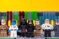 SAMARA, DECEMBER 18, 2019. Constructor Lego Star Wars. Officers of the first galactic Empire Royalty Free Stock Photo