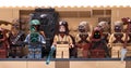 RUSSIA, SAMARA, FEBRUARY 15, 2020 - Lego Minifigures. Star Wars characters, inhabitants of the planet Tatooine