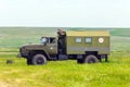 Russian ambulance AC4350.1 based on the Ural-43206 truck