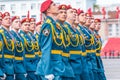 armed formation of soldiers of the Ministry of Emergencies at the Victory Parade