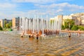 Children bathe in the fountain Royalty Free Stock Photo