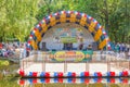 Panorama of the concert at the traditional Tatar festival