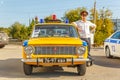 Old classic Lada car equipped Royalty Free Stock Photo