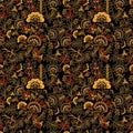 Russia seamless pattern- illustration