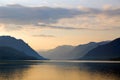 Russia. Siberia. Altai. Mirror of Teletskoye lake