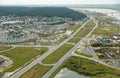 Russia,Siberia,Khanty-Mansiysk,panorama from the top Royalty Free Stock Photo