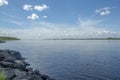 Sikachi-Alyan. View of the Amur river Royalty Free Stock Photo