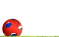 Russia soccer football ball russian colored design 3d rendering