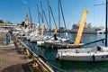 Russia, Sochi -April 13, 2023, seaport, Ships and yachts at the pier