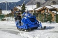 ski resort, Mountain Rescue Service, Rosa Khutor, Sochi, Russia, snowmobile rescuer