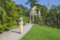 Russia, Sochi, gazebo in the city park