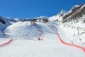 Russia, Sochi, the slopes of the ski resort Rosa Khutor