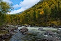 Autumn in Autumn A Altai Nature Reserve Royalty Free Stock Photo