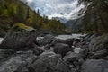 Autumn in Autumn A Altai Nature Reserve Royalty Free Stock Photo