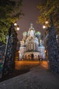 Russia, St. Petersburg - Church Saviour on Spilled Blood Royalty Free Stock Photo