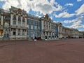 Russia, St. Petersburg, the city of Pushkin.July,  In the photo Ekaterina Palace Royalty Free Stock Photo