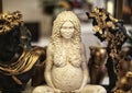 Russia, St. Petersburg - December 20, 2023: Interior figurine of the Earth Goddess