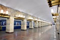 Russia, St. Petersburg, interior subway station Royalty Free Stock Photo
