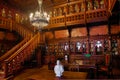 Russia, St. Petersburg, January 9, 2022 - Gothic Library of the Russian Emperor Nicholas II in the Winter Palace.