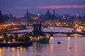 Russia, St. Petersburg - June 27, 2020: The cruiser Aurora is a famous landmark in St. Petersburg, Russia Royalty Free Stock Photo