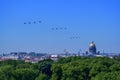 Russia, St. Petersburg - June 24, 2020: Victory Parade in honor of the 75th anniversary of the end of The Great