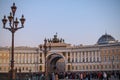 Russia, St. Petersburg - March 2, 2024: Arch of the General Staff