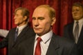 Russia, St. Petersburg - March 10, 2023: Wax figure of Russian President Putin