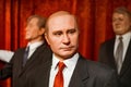 Russia, St. Petersburg - March 10, 2023: Wax figure of Russian President Putin