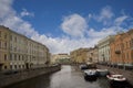 Russia, St. Petersburg, river Royalty Free Stock Photo